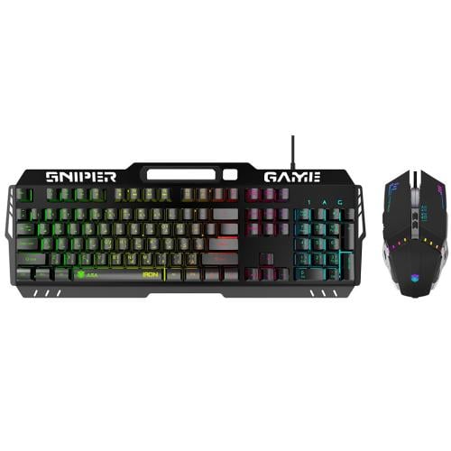 كيبورد وماوس (سلكي) IRON 104 من (ASA)