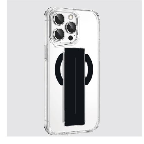 جراب (أيفون 16) شفاف مع مسكة ماق سيف