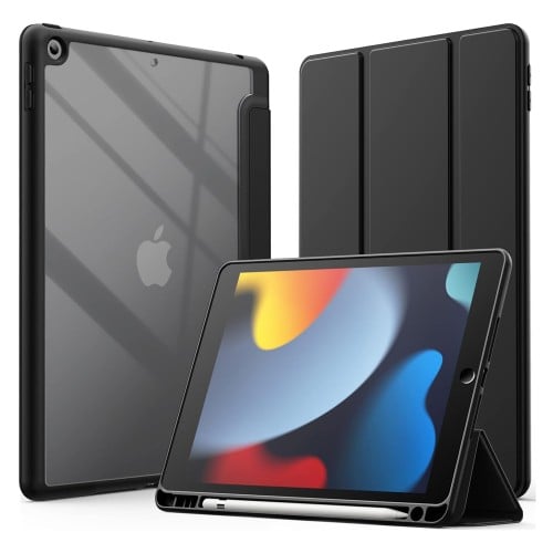 جراب ايباد 7+9 خلفية شفافة