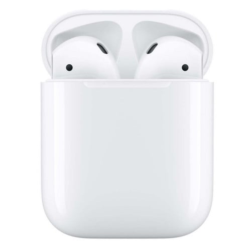 سماعة أبل (إيربودز 2 - AirPods 2) بلوتوث - ضمان سن...