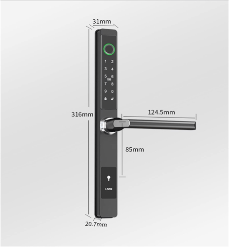 قفل باب ذكي ضمان تشغيل