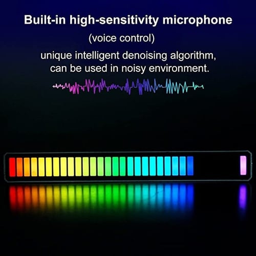 مصباح إيقاع بإضاءة LED RGB