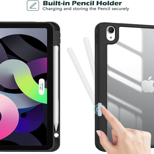 جراب ايباد اير فور +فايف خلفية شفافة