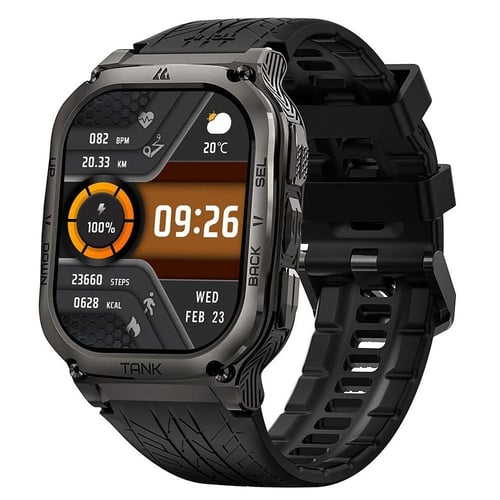 ساعة ذكية كوسبت تانك M3 (أسود) 1.96 إنش 22 مم