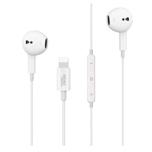 سماعة سلكية معتمدة من أبل (مور باور) - ضمان سنة