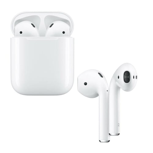 سماعة أبل (إيربودز 2 - AirPods 2) بلوتوث - ضمان سن...