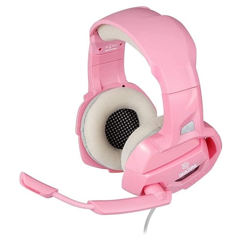 سماعة ألعاب وردي (داتا زون) -ضمان 6 شهور