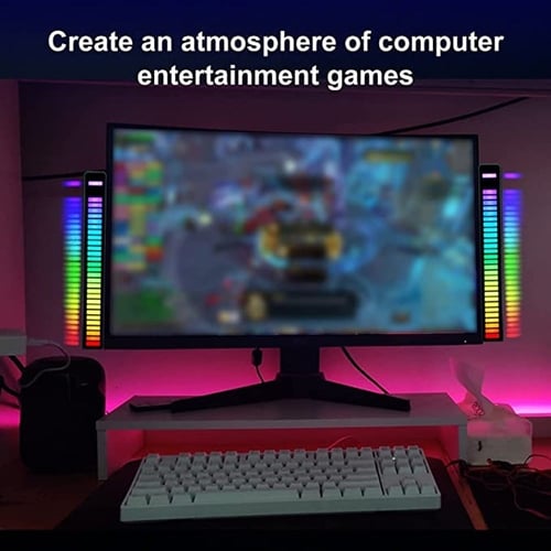 مصباح إيقاع بإضاءة LED RGB