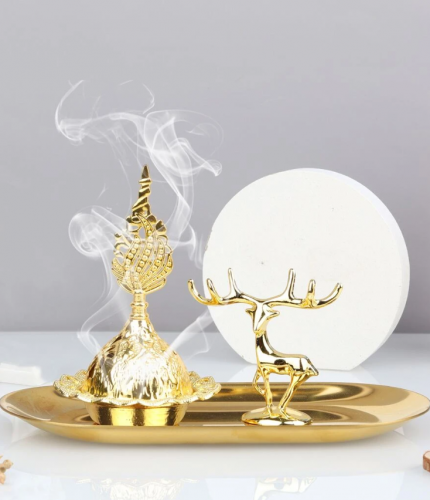 3 pieces / set of artificial resin incense burner...