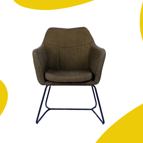 كرسي قماش بيج من بوينت بلس Fabric Chair Brown from...