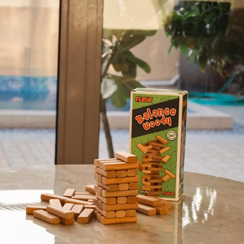 لعبة التوازن كرتون 54 قطعة من بوينت بلسBalance gam...