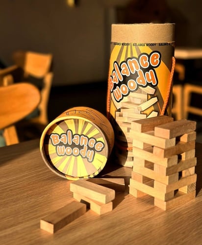 لعبة التوازن علبه 54قطعة من بوينت بلسBalance game,...