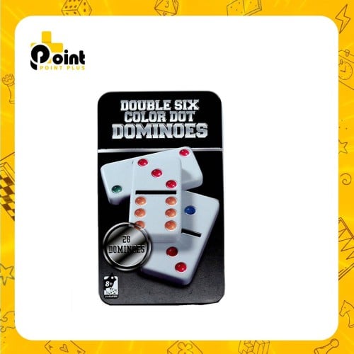 علبة لعبة دومينو - مجموعة ألعاب دومينو مكونة من 6...