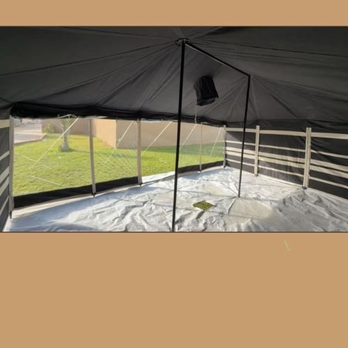 خيمة طراز بيت شعر (أطناب)