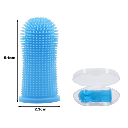 فرشاة أسنان بالاصبع للقطط والكلاب