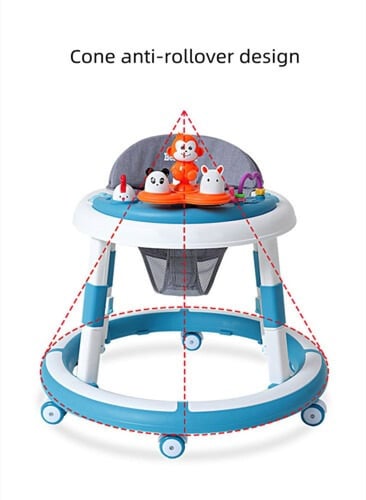 مشاية اطفال قابلة للطي لتعلم المشي مدمجة مع العاب...
