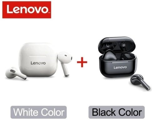 سماعة لينوفو لاسلكية للايفون والاندرويد مريحة للاذ...