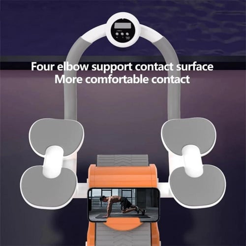 جهاز عجلة تمارين البطن الدوارة ارتداد تلقائي مع دع...