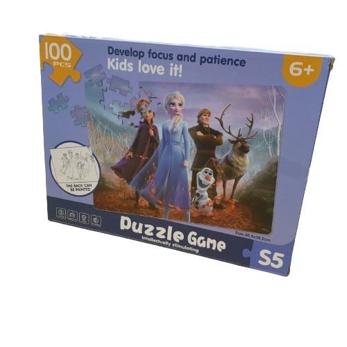 لعبة تركيب بازل مكونة من 100 قطعة للأطفال من عمر 6...