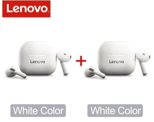 سماعة لينوفو لاسلكية للايفون والاندرويد مريحة للاذ...