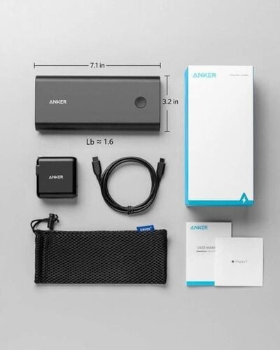 بكج سفر متكامل من Anker شاحن متنقل انكر باوركور بل...