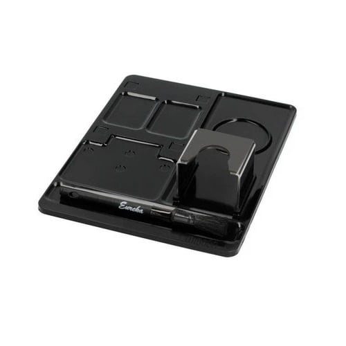 طقم ايطالي من يوريكا 3 قطع قاعدة جلدية مع المكبس و...