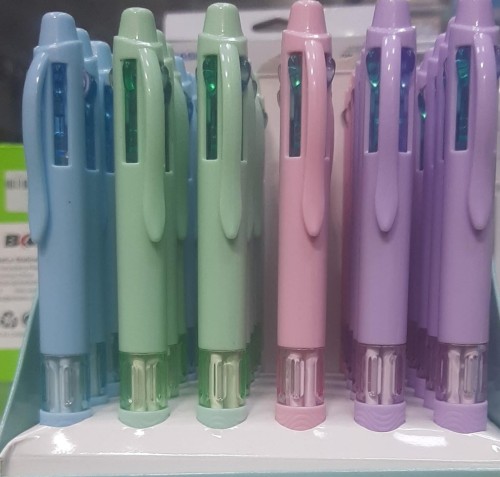 قلم جاف 4 لون عادي