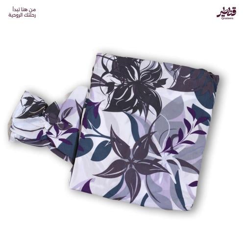 شرشف صلاة مزين بورود كبيرة - سحاب مخفي