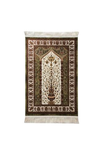 سجادة صلاة حدائق الروح – نقوش نباتية تراثية هادئة