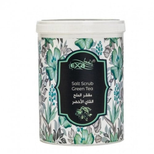 مقشر السكر الملح والشاي الأخضر 600 جرام من اكسا