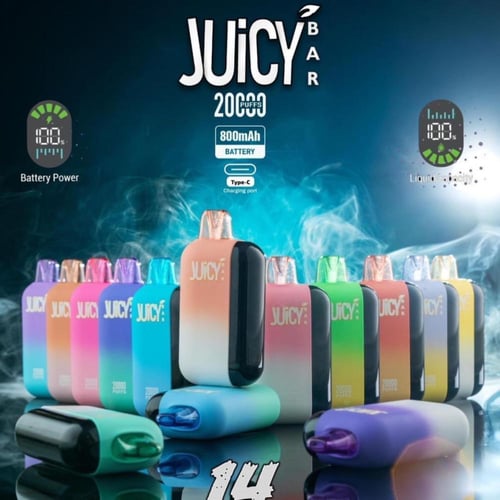 جوسي بار 20,000 سحبة | Juicy Bar