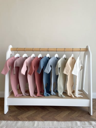 افرول نوم بأقدام مغلقة قطن عضوي | Swamp