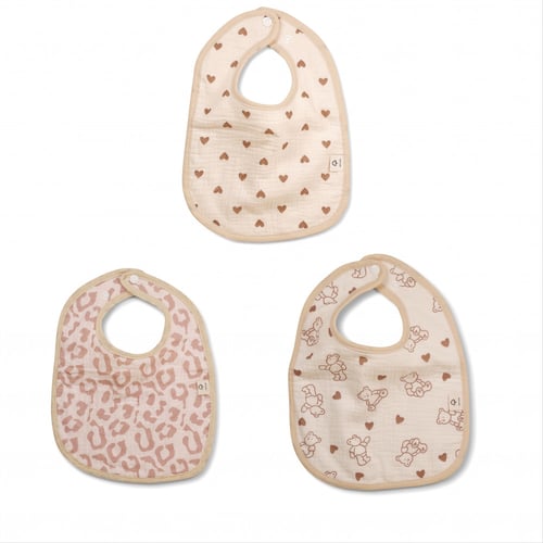 طقم مريلة قطنية (3 قطع)