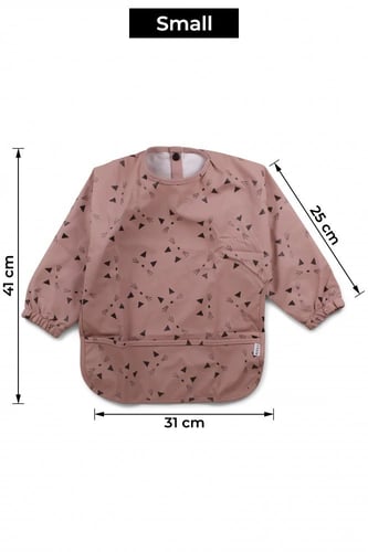 مريلة اطفال بأكمام | pink