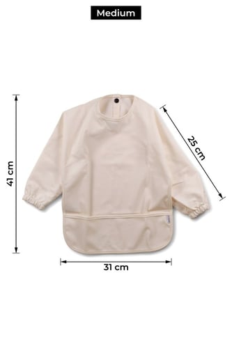 مريلة اطفال باكمام | Beige