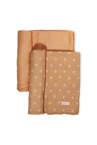 طقم مهاد مواليد | musline swaddle