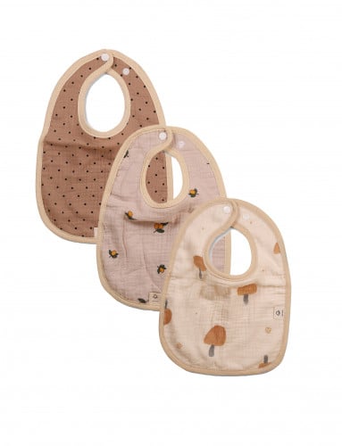 طقم مريلة قطنية (3 قطع)