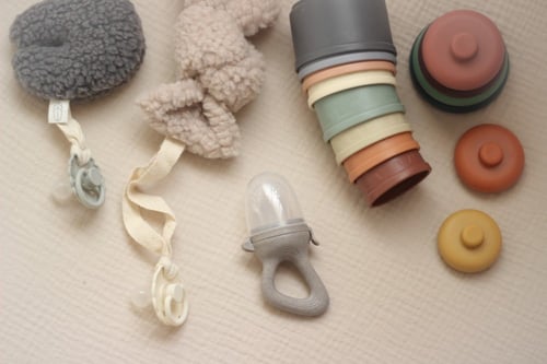 علاقة لهاية قماش | رمادي