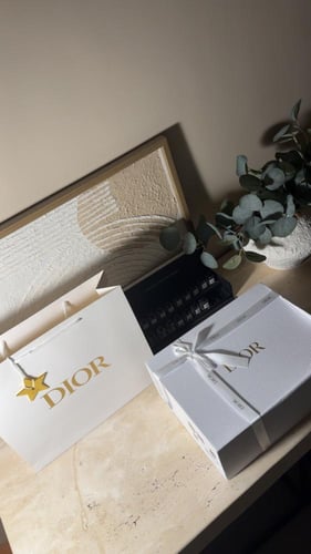 شنطة ديور اسود مطفي