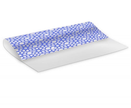 ورق قصدير ازرق للسندوتشات 25*35