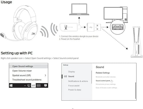 سماعات HyperX Cloud III – سلكية للألعاب (إصدار Gam...