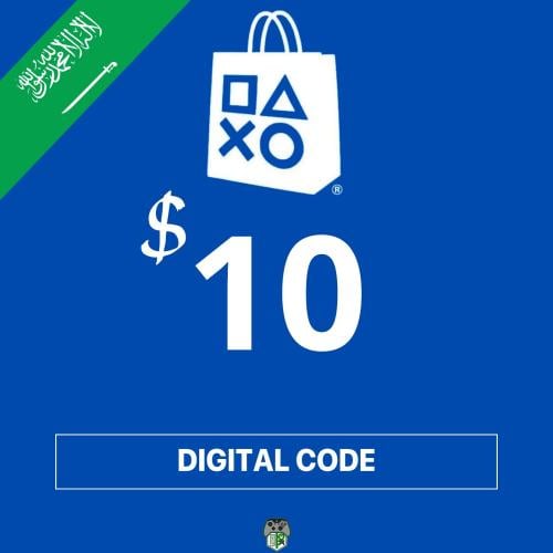 PlayStation Network Gift Card 10 USD - PSN KSA