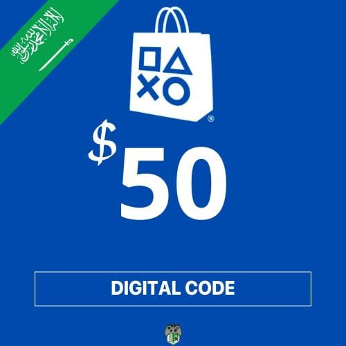 PlayStation Network Gift Card 50 USD - PSN KSA
