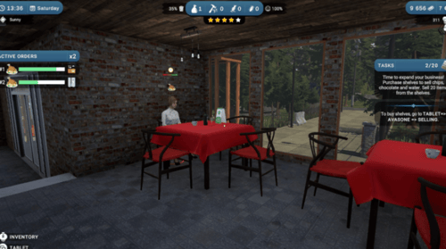 Aquarium in Cafe - XBOX