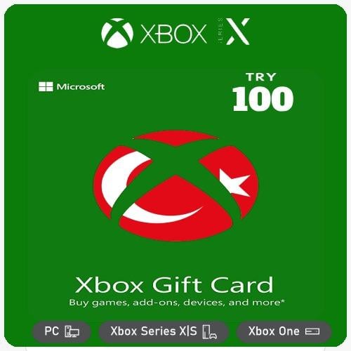 رصيد أكس بوكس تركي 100 ليره