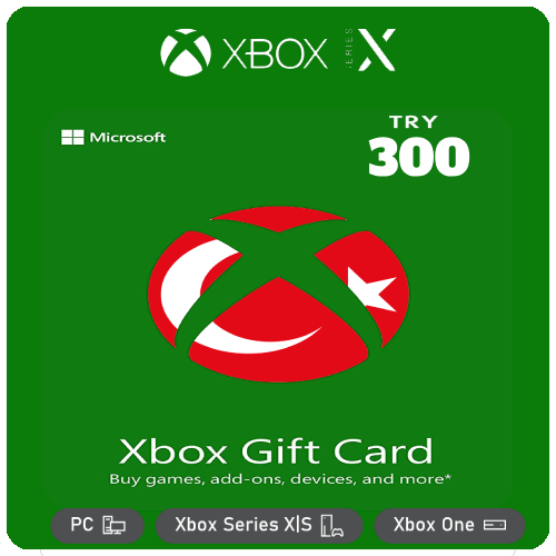 رصيد أكس بوكس تركي 300 ليره