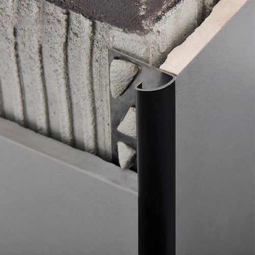 بروفايل نهاية بلاط مدور لحماية زوايا البلاط ستانلس...