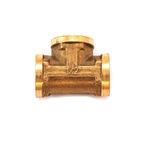 قسام T نحاس 1/2 نص بوصة