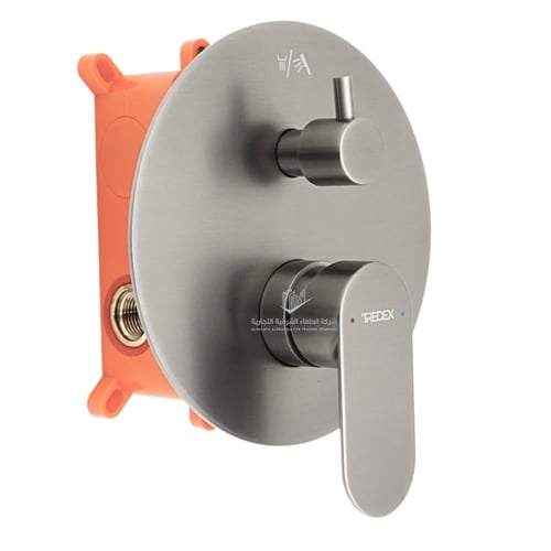 خلاط مغسلة-دش-شطاف تريدكس تيتانيوم