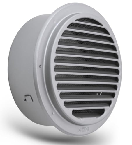 غالق مروحة شفط ستانليس ستيل 304 مطلي HEXCAP